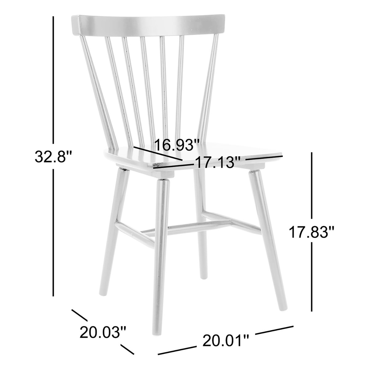 Antoya 17.83'' H Solid Wood Side Chair (Set of 2)